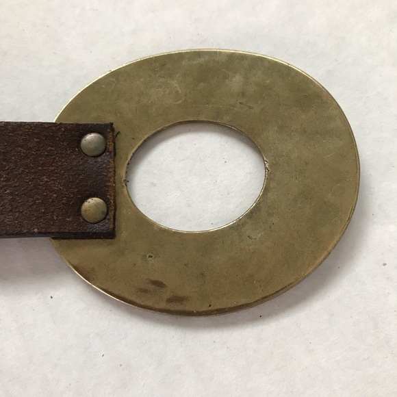 COLDWATER CREEK Belt Brown Leather Adjustable - Picture 6 of 16